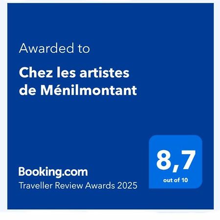 Chez Les Artistes De Menilmontant Apartment Paris Ngoại thất bức ảnh